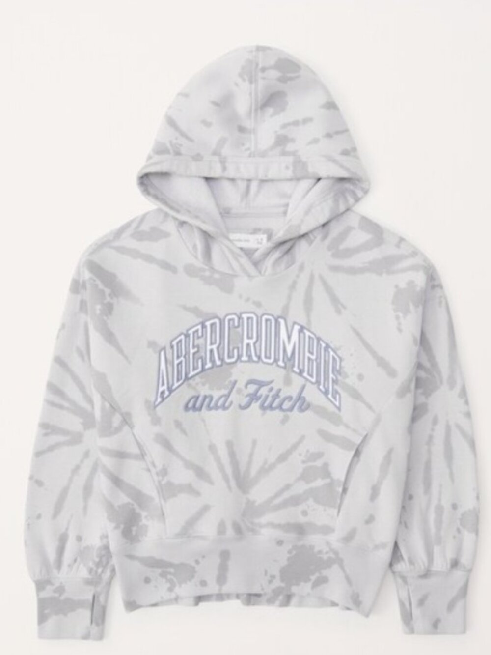 Abercrombie and fitch gray tie-dye Hoodie 11/12